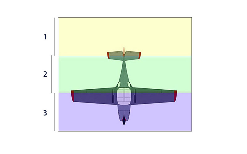 Aircraft inside a standard Micro-Hangar — three 40ft ISO containers forming a secure, full-width hangar bay